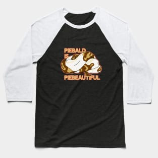 Piebald Ball Python Baseball T-Shirt